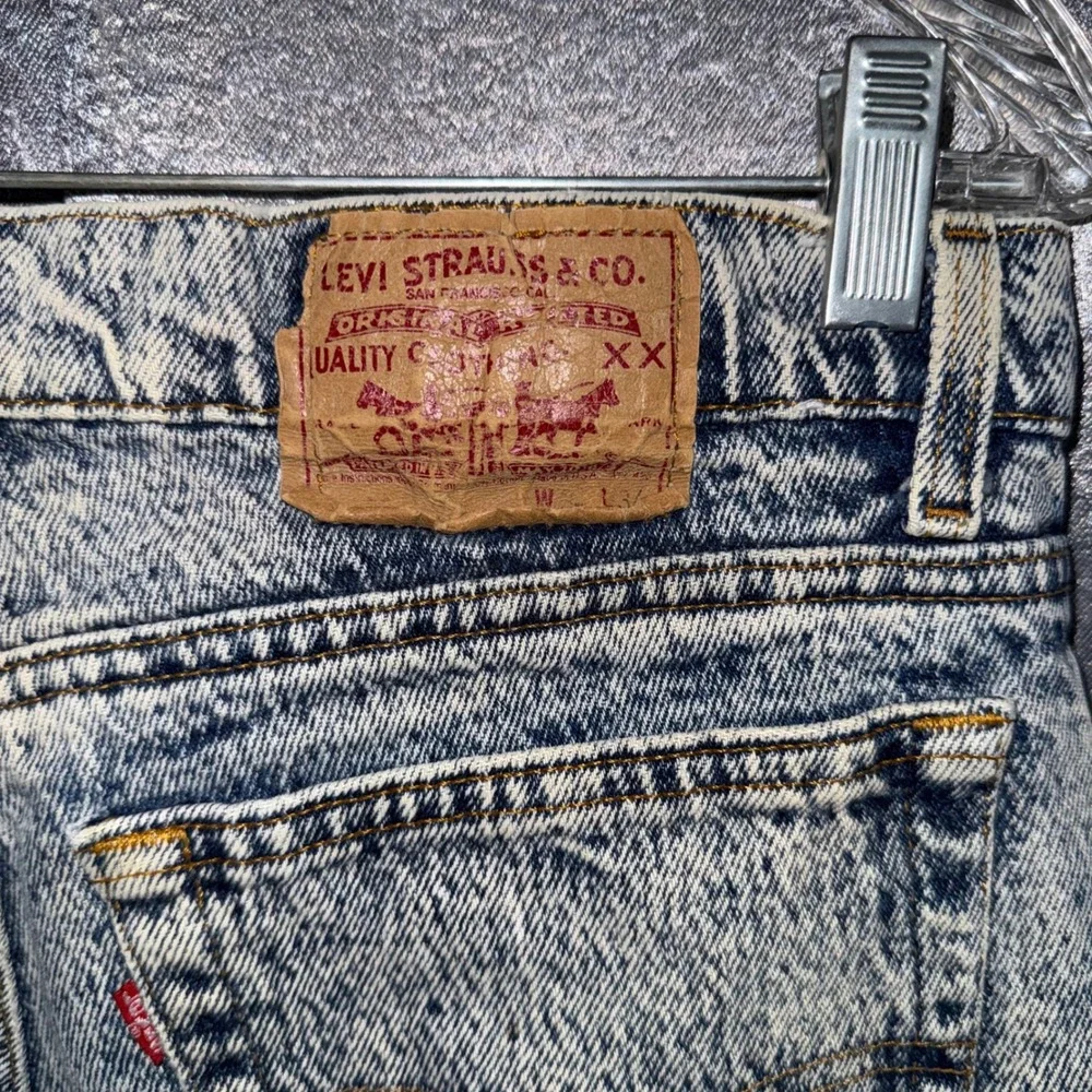 Levi's 506 XX Jeans Mens 34x34‎ Blizzard Wash Vtg Made in USA Straight Leg